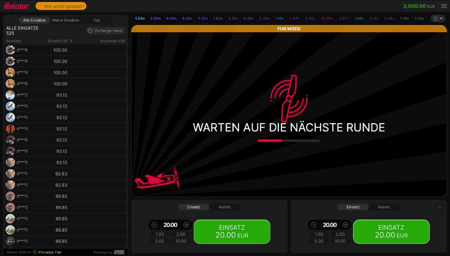 Aviator Demo Mobilger&auml;te herunter